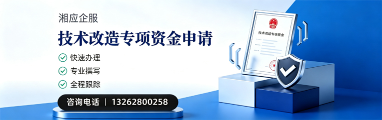 海口技术改造专项资金申报服务